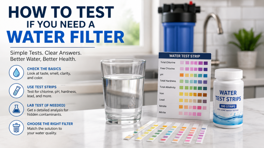 How to test if you need a water filter