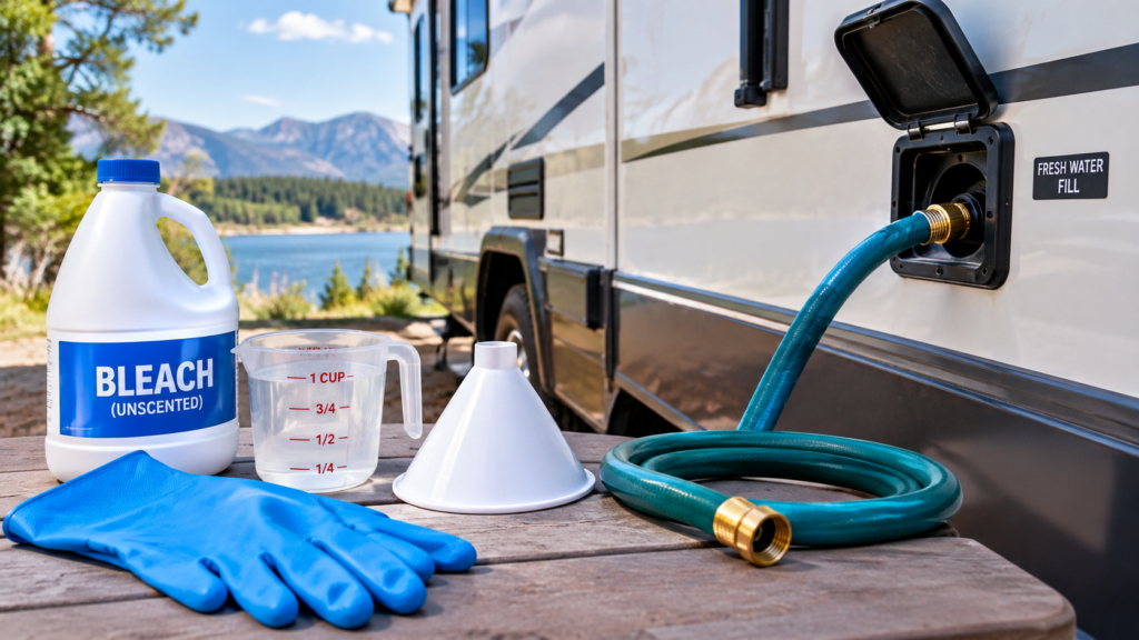 How to clean dirty water in an RV